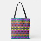 Waves Allover-Tas Tote Bag (Achterkant)