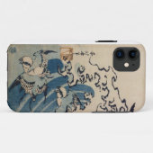 Waves and Birds, c.1825 (kleurenhoutblokafdruk) Case-Mate iPhone Case (Achterkant (horizontaal))
