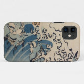 Waves and Birds, c.1825 (kleurenhoutblokafdruk) Case-Mate iPhone Case (Achterkant (horizontaal))