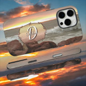 Waves and Boulders 0893 Case-Mate iPhone Case