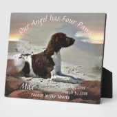 Waves and Boulders Pet Memorial 0893 Fotoplaat (Zijkant)