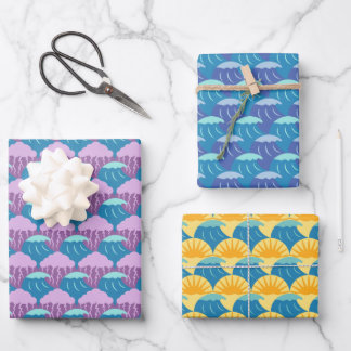 Waves and Weather Inpakpapier Vel