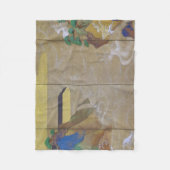 Waves at Matsushima (links), Tawaraya Sotatsu Fleece Deken (Voorkant)