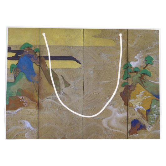 Waves at Matsushima (links), Tawaraya Sotatsu Groot Cadeauzakje (Achterkant)