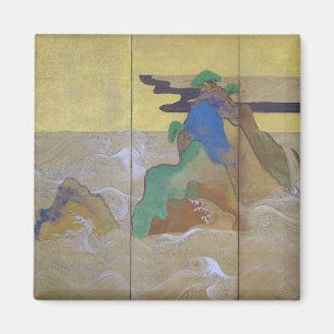 Waves at Matsushima (links), Tawaraya Sotatsu Magneet