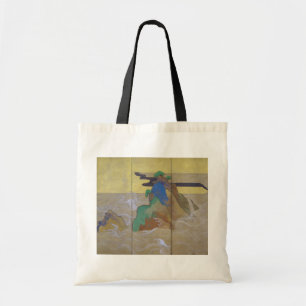 Waves at Matsushima (links), Tawaraya Sotatsu Tote Bag