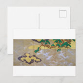 Waves at Matsushima (rechts), Tawaraya Sotatsu Briefkaart (Voorkant / Achterkant)