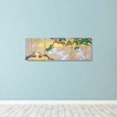 Waves at Matsushima (rechts), Tawaraya Sotatsu Canvas Afdruk (Insitu (Houten vloer))