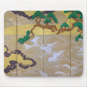 Waves at Matsushima (rechts), Tawaraya Sotatsu Muismat