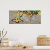 Waves at Matsushima (rechts), Tawaraya Sotatsu Poster (Keuken)