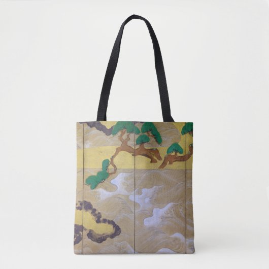 Waves at Matsushima (rechts), Tawaraya Sotatsu Tote Bag (Voorkant)