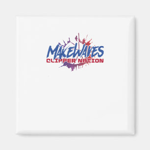 Waves basketbal maken magneet