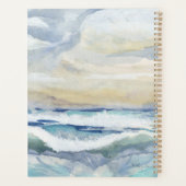 Waves Beach Zee Kust Kustkust Waterverf Planner (Achterkant)