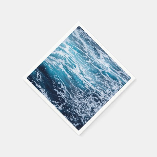 Waves Blue Ocean Summer Beach Servet (Hoek)