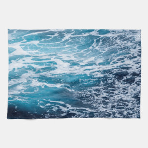 Waves Blue Ocean Summer Beach Theedoek
