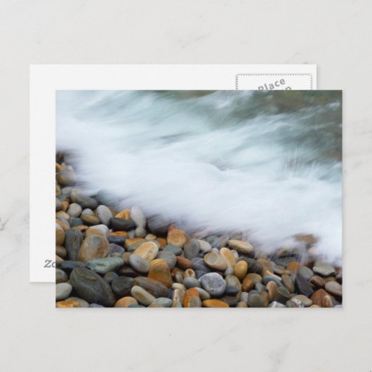 Waves Breaking Onto Pebbles, Tsitsikamma Briefkaart (Voorkant / Achterkant)