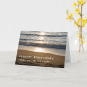 Waves Business Happy Birthday van Group Kaart (Gele Bloem)