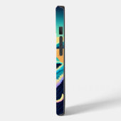 Waves crashen stadslichten sterren nachtelijke bos Case-Mate iPhone case (Achterkant / Links)