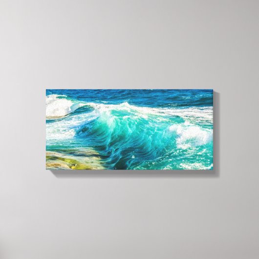 Waves Crashing Canvas Art (Voorkant)