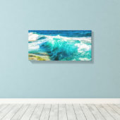 Waves Crashing Canvas Art (Insitu (Houten vloer))