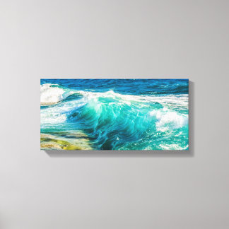 Waves Crashing Canvas Art Afdruk