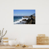 Waves Crashing, Monterey Bay Foto (2 van 2) Poster (Keuken)
