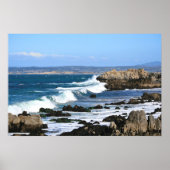 Waves Crashing, Pacific Coast Photo (1 van 2) Poster (Voorkant)