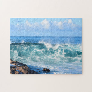 Waves die in Hawaï kruipen - 11x14 inch Legpuzzel