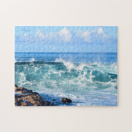 Waves die in Hawaï kruipen - 11x14 inch Legpuzzel (Horizontaal)