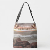 Waves en Boulders 0893 Crossbody Tas (Achterkant)