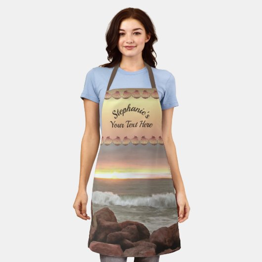 Waves en Boulders 0893 Schort (Gedragen)