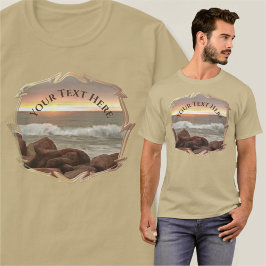 Waves en Boulders 0893 T-shirt