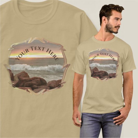 Waves en Boulders 0893 T-shirt