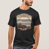 Waves en Boulders 0893 T-shirt (Voorkant)