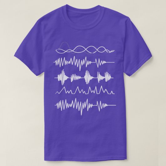 Waves EQ Sound Engineer Audio Engineer Muziek Prod T-shirt (Design voorkant)