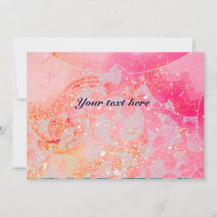 WAVES, felrode violette, roze goudsparken