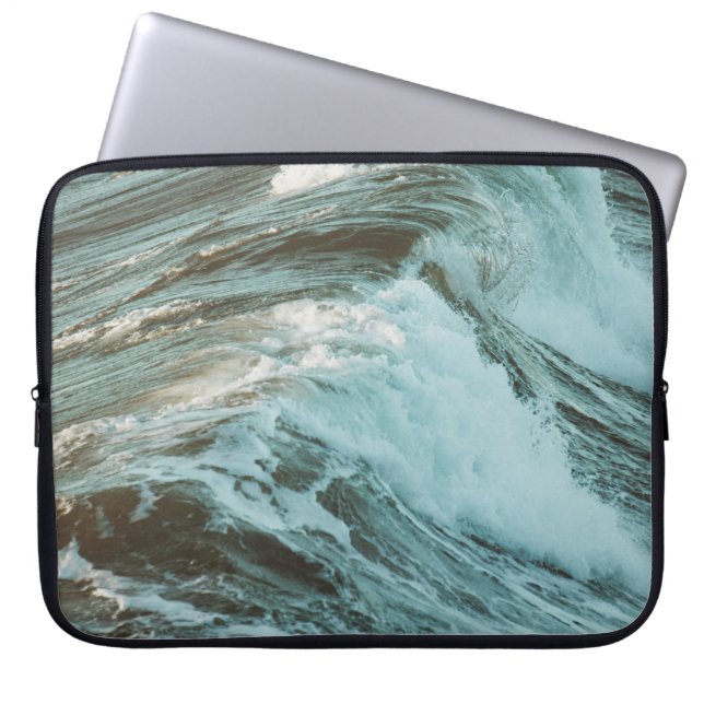 WAVES  FOTO LAPTOP SLEEVE (Voorkant)