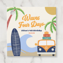 Waves Four Days Surven Board 4e verjaardagsfeest
