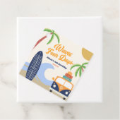 Waves Four Days Surven Board 4e verjaardagsfeest Bedankjes Labels (In situ)