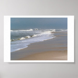 Waves gaan naar binnen poster
