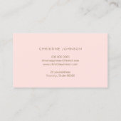 Waves Golden Seashell visitekaartje (Achterkant)