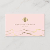 Waves Golden Seashell visitekaartje (Voorkant)