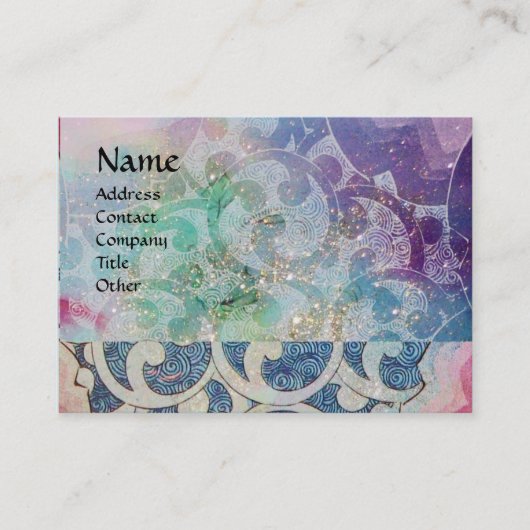 WAVES, helder, levendig Visitekaartje (Voorkant)