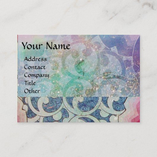 WAVES, helder, levendig Visitekaartje (Voorkant)