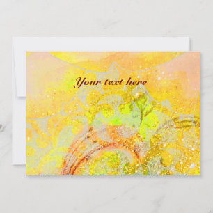 WAVES, helderrood-bruine blauwe roze sparren