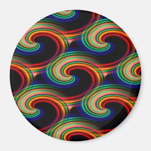 Waves in kleuren.... magneet (Voorkant)
