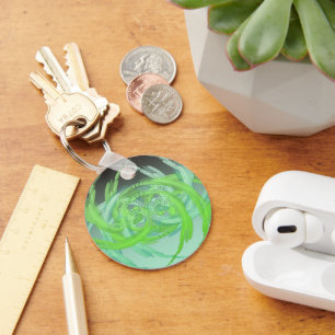 Waves in Swirls Sleutelhanger