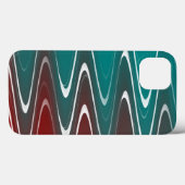 Waves in wit Case-Mate iPhone case (Achterkant (horizontaal))