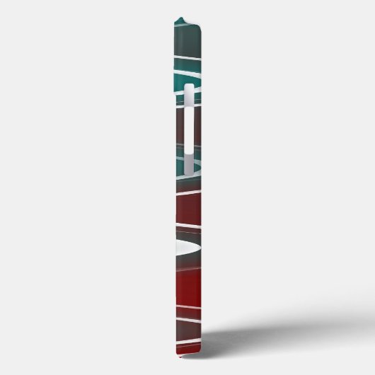 Waves in wit Case-Mate iPhone case (Achterkant / Links)