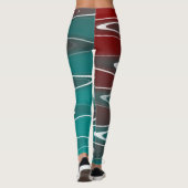 Waves in wit leggings (Achterkant)
